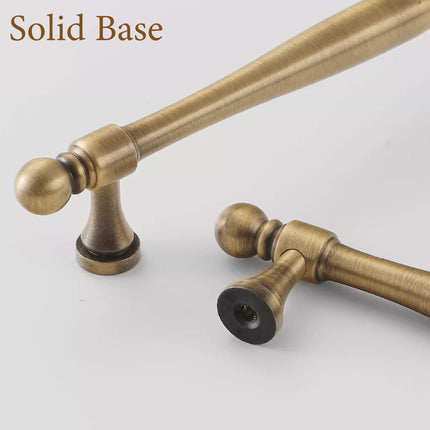 4 Sizes Copper Handles Simple Retro Cabinet Drawer Pulls for Wardrobe Door