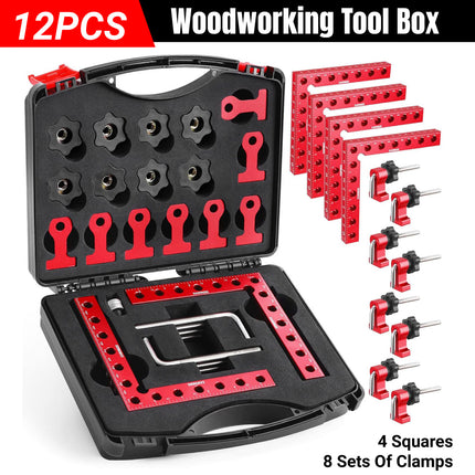 Woodworking Square Toolbox Set Precision Carpentry Durable Heavy Professionals
