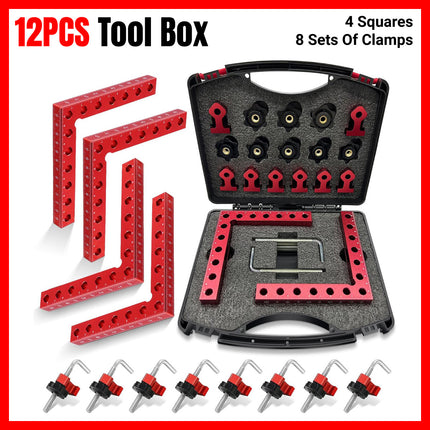 Woodworking Square Toolbox Set Precision Carpentry Durable Heavy Professionals