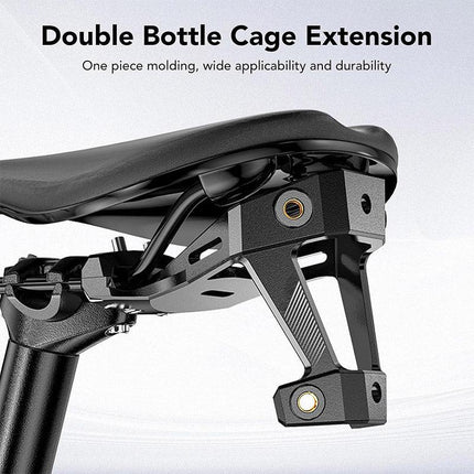 Black Bike Kettle Stand Bicycle Water Bottle Holder Lightweight Cycling Cup Rack