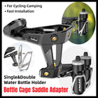 Black Bike Kettle Stand Bicycle Water Bottle Holder Lightweight Cycling Cup Rack