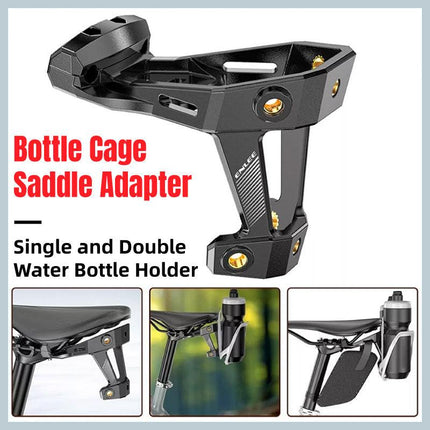 Black Bike Kettle Stand Bicycle Water Bottle Holder Lightweight Cycling Cup Rack