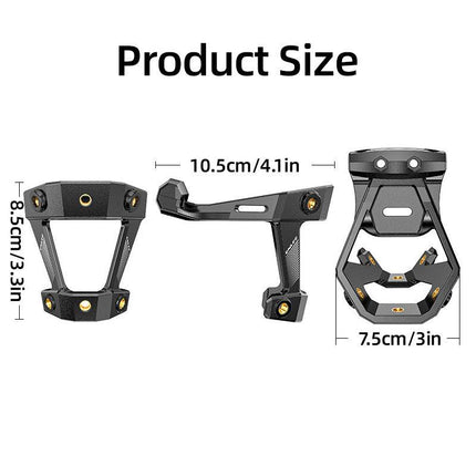 Black Bike Kettle Stand Bicycle Water Bottle Holder Lightweight Cycling Cup Rack