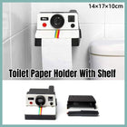 Vintage Camera Paper Towel Dispenser Bathroom Roll Holder Decorative Drawer