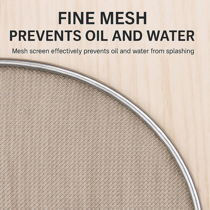 Stainless Steel Mesh Cover Anti Scald Filter Screen Anti Splash Lid For Kitchen