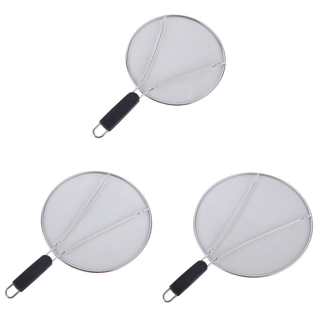 Stainless Steel Mesh Cover Anti Scald Filter Screen Anti Splash Lid For Kitchen