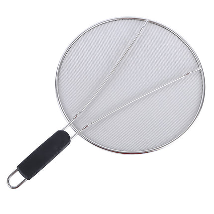 Stainless Steel Mesh Cover Anti Scald Filter Screen Anti Splash Lid For Kitchen