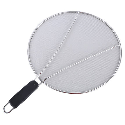 Stainless Steel Mesh Cover Anti Scald Filter Screen Anti Splash Lid For Kitchen