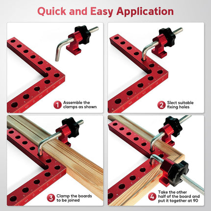 Woodworking Square Toolbox Set Precision Carpentry Durable Heavy Professionals