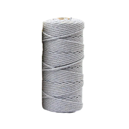 3mm Colored Cotton Rope DIY Hand Woven Macrame Cord Tapestry Binding Craft Rope