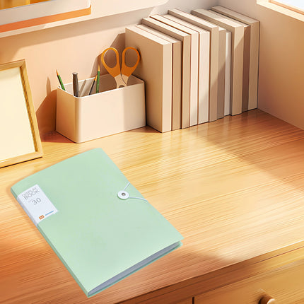 5PCS A4 Folder 30 Clear Pockets Document File Organizer for Office School Use