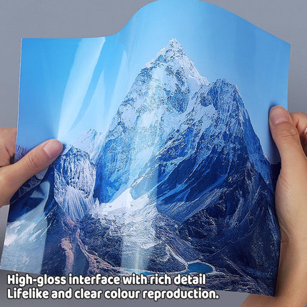 50/200Sheets A4 Adhesive Photo Paper 135 for Inkjet Printer Scrapbook