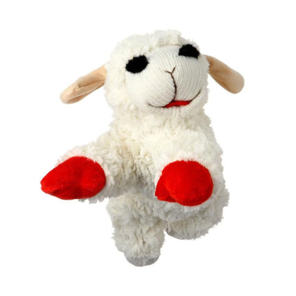 Lamb Shape Dog Toy Soft Plush Chew Toy for Puppy Small Dogs Squeaky Play Pet