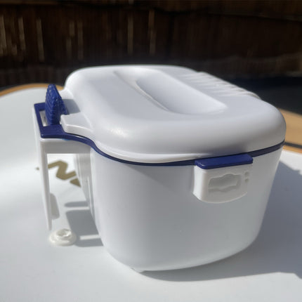 Fishing Bait Box Insulated Worm Container Live Bait Holder Portable Waist Can