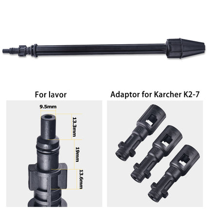 Turbo Nozzle Lance Pressure Washer Attachment for Karcher K2 to K7 with Adapter