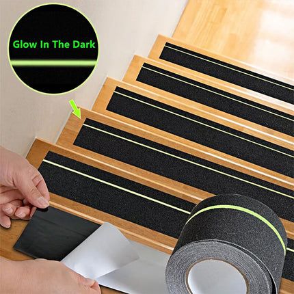5PCS Non Slip Grip Tape Textured Sand Adhesive for Stairs Walkways Steps