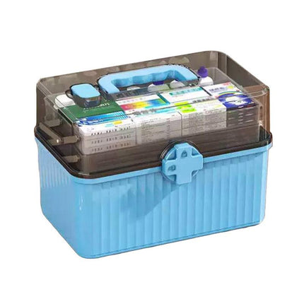 Large Capacity Medicine Cabinet Multi Layer Storage Box for Household First Aid