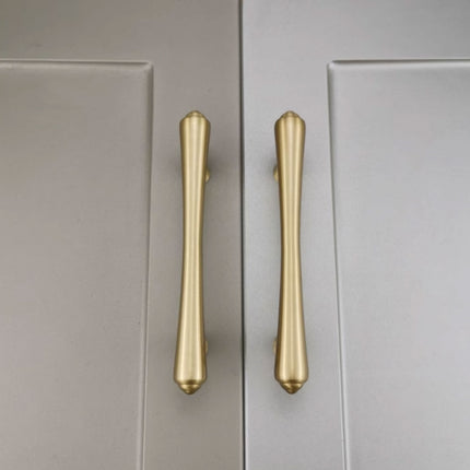 Wardrobe Pure Copper Handle Light Luxury Gold Modern Cabinet Drawer Door Pull