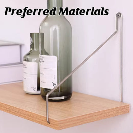 3 PCS Hole Free Wall Mounted Shelf Decor Space Saving for Home Bedroom Storage