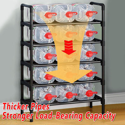 8 Tier Shoe Rack Large Capacity 24 Pair Tall Shoe Organizer Sturdy Storage