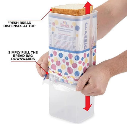 Bread Keeper Loaf Bread Storage Container Bread Box Bread Dispenser Bread Bin