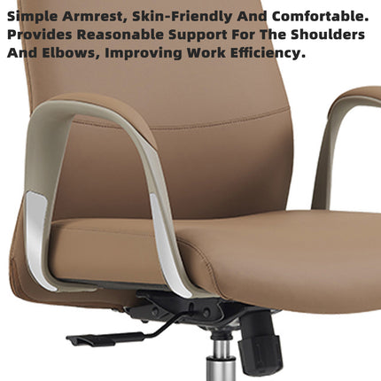 Ergonomic Office Chair Adjustable Height Swivel Rolling Desk Chair Comfortable