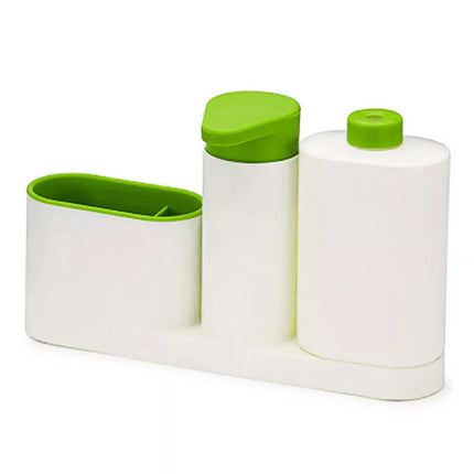 2/3 in 1 Soap Dispenser Organizer Hand Sanitizer Detergent Holder Bathroom Rack