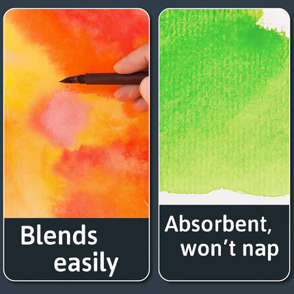 Thickened Wood Pulp Watercolor Paper 300gsm for Painting Art Use A3/4K/8K/16K