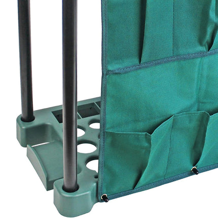Hacienda Organising Storage Rack For Garden Tools Green Keep the Shed Tidy