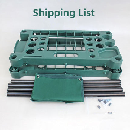 Hacienda Organising Storage Rack For Garden Tools Green Keep the Shed Tidy