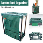 Hacienda Organising Storage Rack For Garden Tools Green Keep the Shed Tidy
