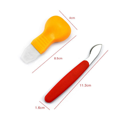 2PCS Watch Case Back Remover Tools Set Snap Pry Knife for Watch Battery Replacement