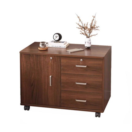 Multi-Functional Large Capacity Lockable Moveable Storage Cabinet With Wheels