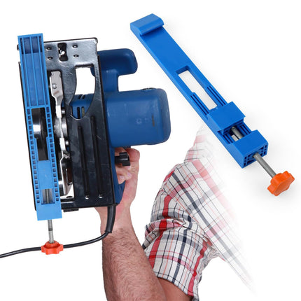 Adjustable Cutting Base Guide for Power Saw and Woodworking Tools