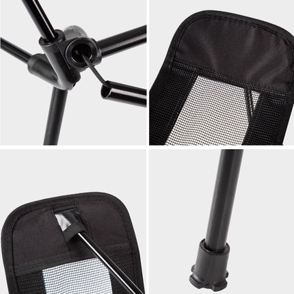 Portable Outdoor Chair Footrest Retractable Folding Lightweight Waterproof