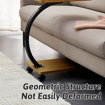 Creative Movable Coffee Side Table Laptop Desk Bedside Sofa Tea End Table