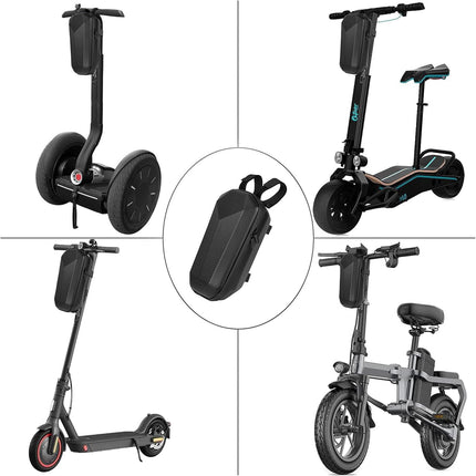 Large Electric Scooter Bag Hard Shell Pouch Front Storage Waterproof Scooter