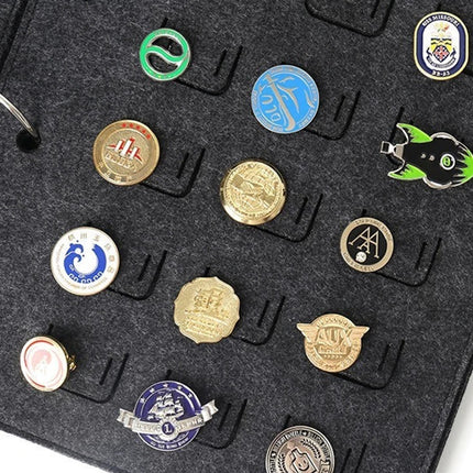 Felt Storage Book Loose-Leaf Folder For Jewelry Pin Brooch Commemorative Use