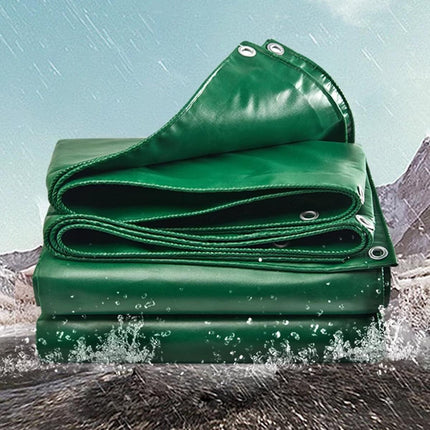 Heavy Duty Waterproof Canvas Tarp Tarpaulin Sun Block Dustproof Army Shelter