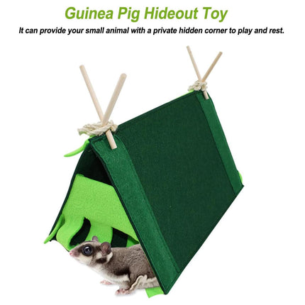Hamster Tent Small Pet Hideout Pig Possum House Cool Triangle Nest Shelter