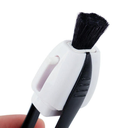 Portable Best Eyeglass Sunglass All In One Glasses Lens Cleaner Brush Hot Au