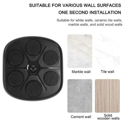 Smart Bluetooth Electronic Music Boxing Wall Target Training Punching Machine
