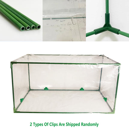 2pcs Mini Greenhouse Portable PVC Greenhouse Square Small Greenhouse Cover