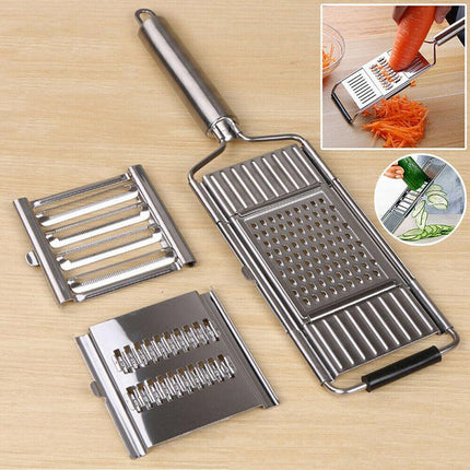 Multi-Purpose Vegetable Slicer Peeler Stainless Steel Grater Shredder Cutter