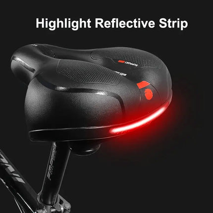 Bicycle Saddle Cushion Comfort Seat Pad Universal Fit Bike Riding Cushion Pad