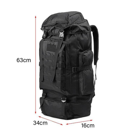 80L Military Tactical Backpack Bag Outdoor Hiking Trekking Camping Rucksack AU - Aimall