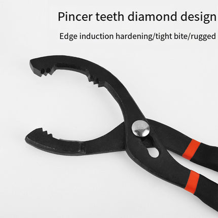Oil Filter Pliers Wrench 10/12 Inch Heavy Duty Spanner Tool for Car Repair
