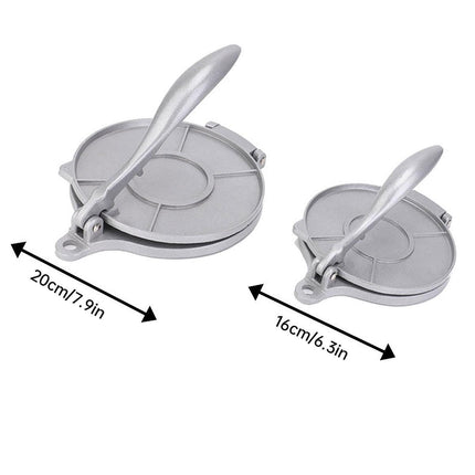 16/20cm Premium Tortilla Press Flat Bread Maker Taco Roti Chapati Health Food