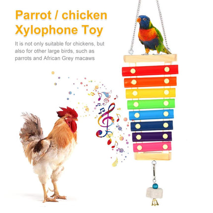 5pcs Chicken Toys Climbing Ladder Swing Hanging Toy for Hens and Poultry Play