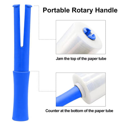 Mini Stretch Wrap Handle Film for Packaging Clear Plastic Roll Shrink Wrap Roll